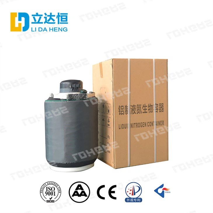 Tanque de nitrógeno líquido contenedor biológico